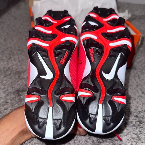 Nike Force Trout 9 Keystone Kids Baseball Cleats Red Black 1.5 Youth FB9731 NIB - Picture 7 of 8